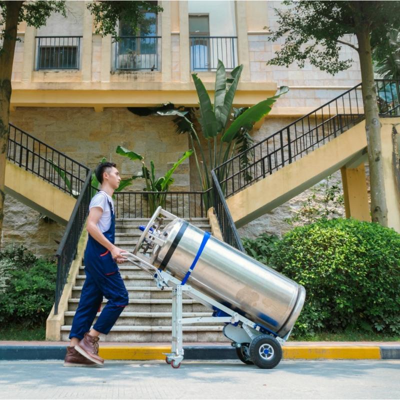 XSTO 平地用補助輪 電動階段運搬車 台車 階段昇降機 地上サポート 運搬車 スタンド 二輪 アルミ製 耐久 丈夫 軽量 |  | 06