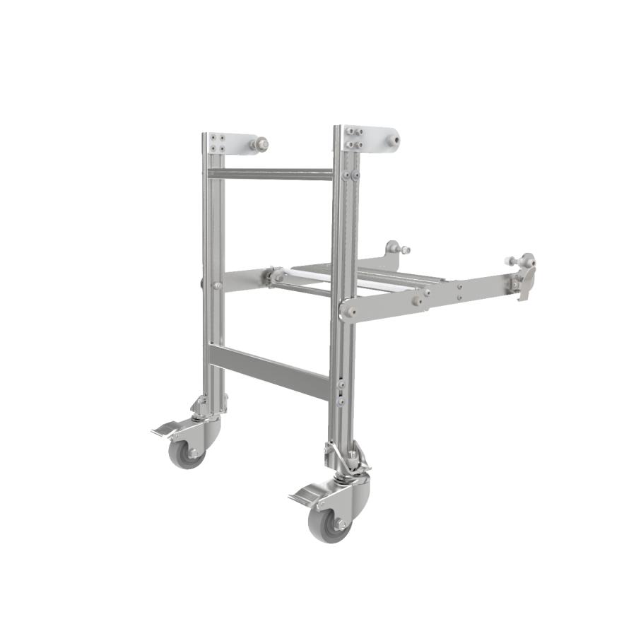 XSTO 平地用補助輪 電動階段運搬車 台車 階段昇降機 地上サポート 運搬車 スタンド 二輪 アルミ製 耐久 丈夫 軽量 |  | 02