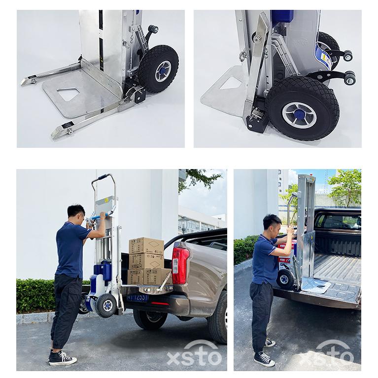 XSTO SCL170AC 電動リフター 電動スタッカー 階段昇降 耐荷重170kg 本体を持ち上げ セルフリフティング 荷台の高さ自動調整 折りたたみ式 多機能 倉庫 業務 |  | 12