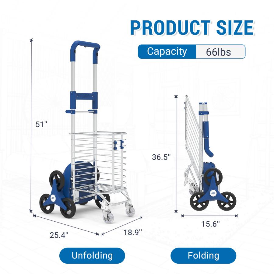 XSTO ショッピングカート おしゃれ 電動階段昇降 若い人 高齢者 折りたたみ 軽量 丈夫 耐荷重30kg 静音 キャリーカー 歩行補助