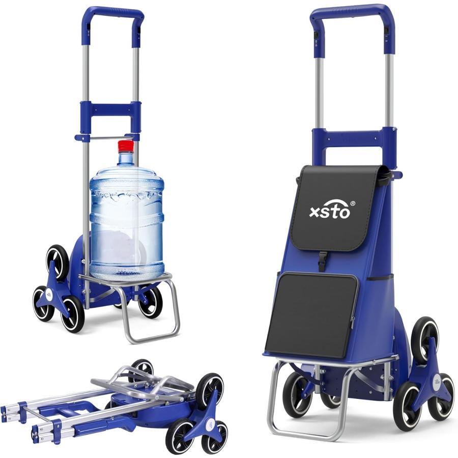 新品　未使用 チルトプル式　荷物運搬　　階段が上がれるキャリーカート 楽天市場】【送料無料】段差らくらくキャリー suisui スイスイ