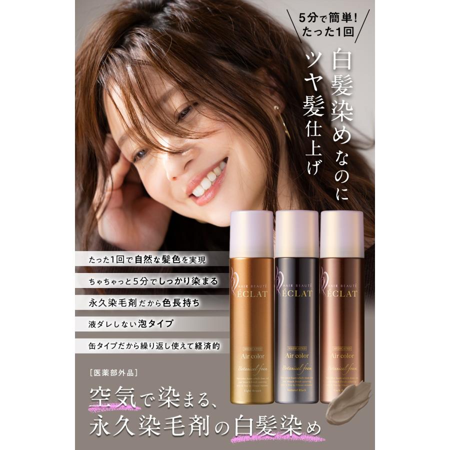 HAIR BEAUTE ECLAT 特価 白髪染め リタッチ 全体染め 部分染め ヘア  
