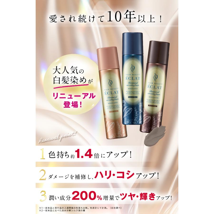 HAIR BEAUTE ECLAT 白髪染め リタッチ 全体染め 部分染め ヘアカラー  