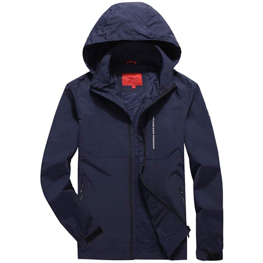 Manatsulife ジャケット メンズ コート ウインドブレーカー フード付き 防風 撥水 アウター カジュアル 登山服 釣り 春 秋 冬 ファッション 大きいサイズ 5332 A1 5332 未来life 通販 Yahoo ショッピング