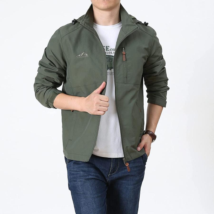 Manatsulife マウンテンパーカー メンズ アウター コート ジャケット