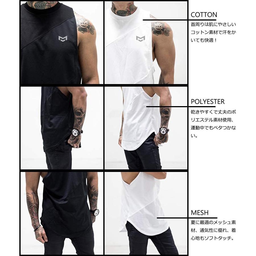 Manatsulife タンクトップ メンズ 筋トレ ノースリーブ スポーツ トレーニング トップス インナー ジムウェア 通気 速乾 フィットネス ファッション 夏 Bx01 A1 Bx01 未来life 通販 Yahoo ショッピング