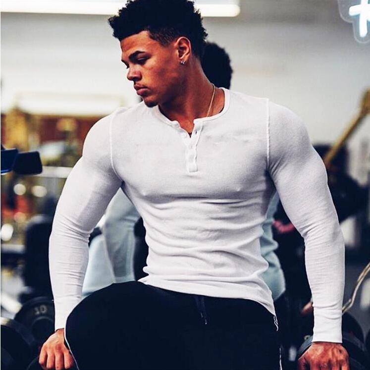 Manatsulife 長袖tシャツ メンズ ロンt ヘンリーネック トレーニング トップス 筋トレ インナー カジュアル フィットネス ジム スポーツ ファッション 春秋 Cx29 A1 Cx29 未来life 通販 Yahoo ショッピング