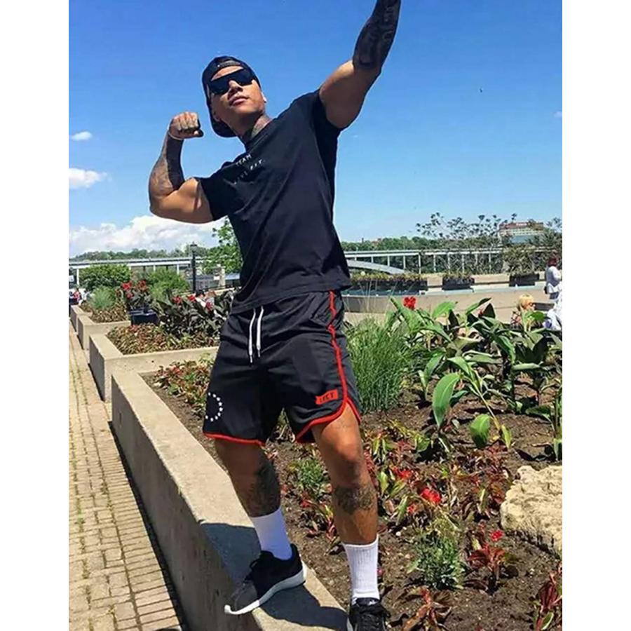 Manatsulife トレーニングウェア メンズ ウェットハーフパンツ 短パン ショートパンツ 筋トレ ボトムス ジムウェア 吸汗 速乾 フィットネス スポーツ 夏 Dk08 A1 Dk08 未来life 通販 Yahoo ショッピング