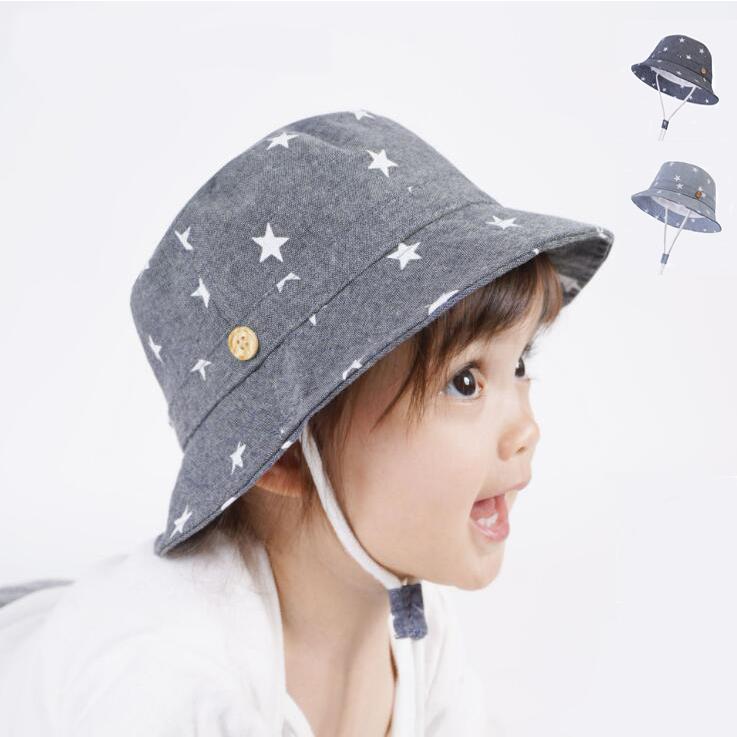 Leafin ベビー 帽子 キッズ ハット 星柄 ひも付き 日よけ 子供用 綿クロッシェ サファリハット チューリップハット テンガロンハット 可愛い 夏 A3 未来life 通販 Yahoo ショッピング