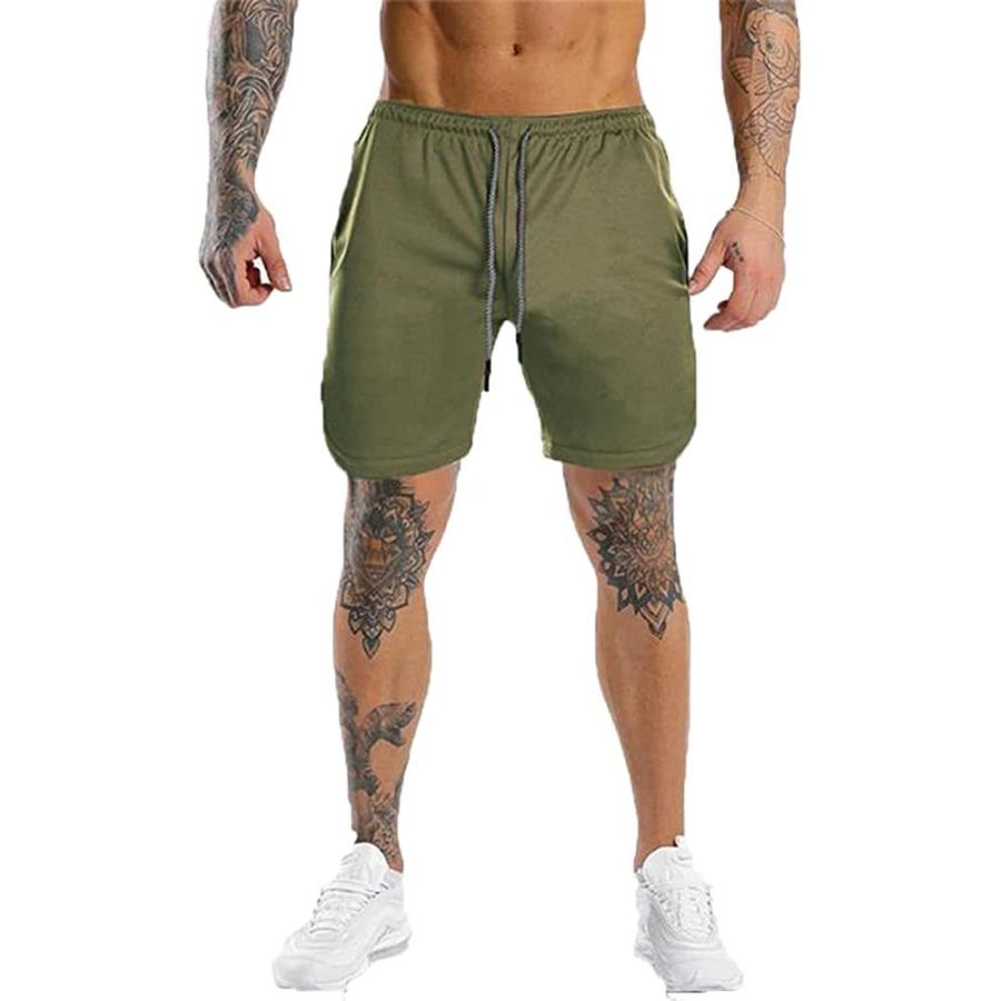 Manatsulife ショートパンツ メンズ 短パン 筋トレ スポーツ ボトムス ハーフパンツ 速乾 フィットネス メッシュ ランニング Dk02 ジム 71 以上節約 ファッション 通気 夏