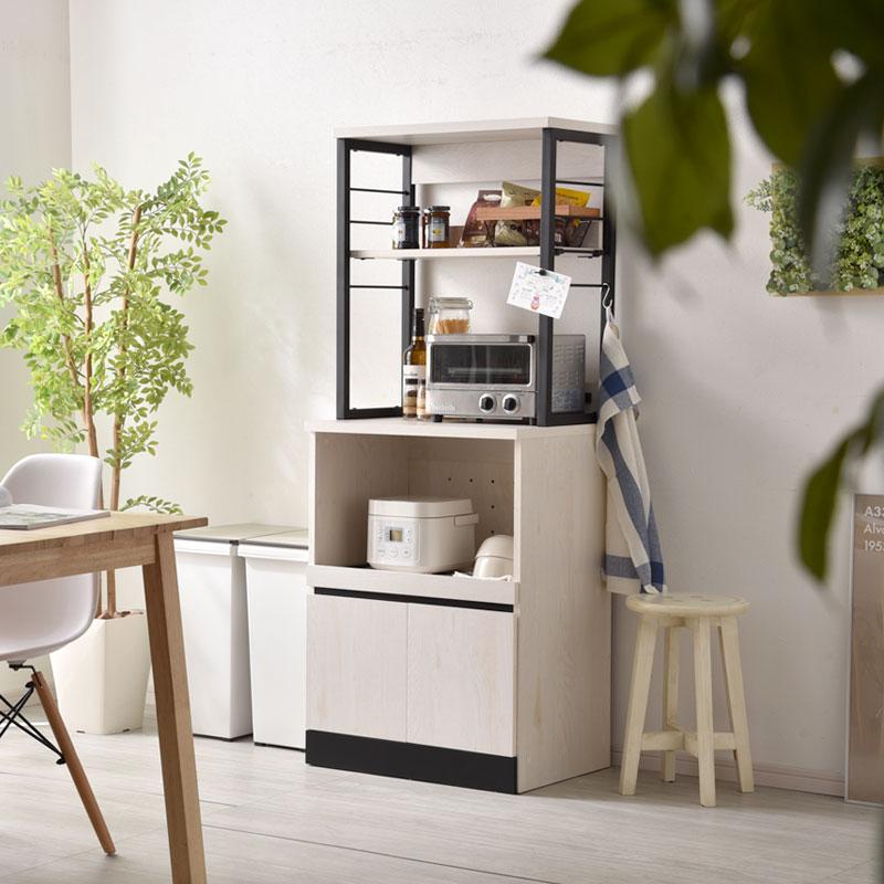 白木目調4段キッチンボード炊飯器スライドテーブル付き 白木目調4段キッチンボード炊飯器スライドテーブル付き 白木目調4段