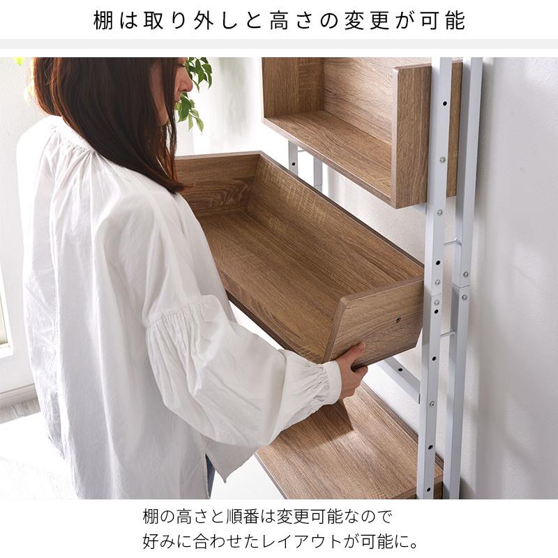 ワイエムワールド 本棚 壁面収納 突っ張り ラック おしゃれ 大容量