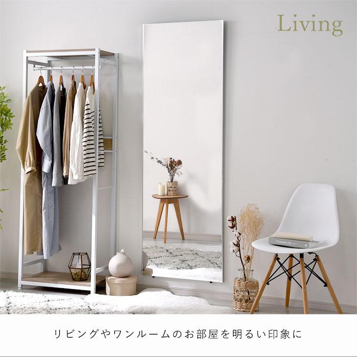 ワイエムワールド ミラー 割れない 鏡 幅60cm 60×180 ソフトミラー