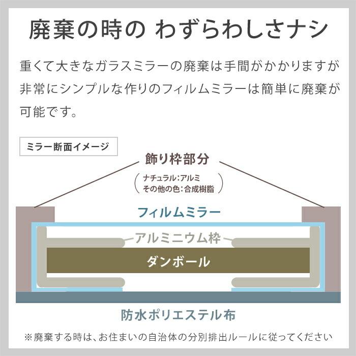 ワイエムワールド 割れない鏡 軽量 スタンドミラー 幅50 全身鏡 ワイエムワールド 割れない鏡 軽量 スタンドミラー 幅50 全身鏡