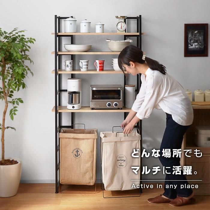 ワイエムワールド オープンラック 5段 幅90cm オーク ワイエムワールド オープンシェルフ 幅90 5段 本棚 書棚 見せる