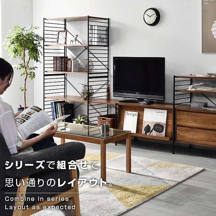 本棚 食器棚 2段 おしゃれ ハンガーラック レンジ台 収納棚 オープンラック 北欧 | ワイエムワールド | 14