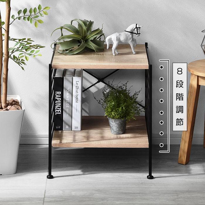 本棚 食器棚 2段 おしゃれ ハンガーラック レンジ台 収納棚 オープンラック 北欧 | ワイエムワールド | 07