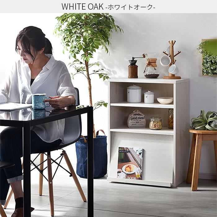 ワイエムワールド ディスプレイラック キャビネット フラップ扉 幅59cm