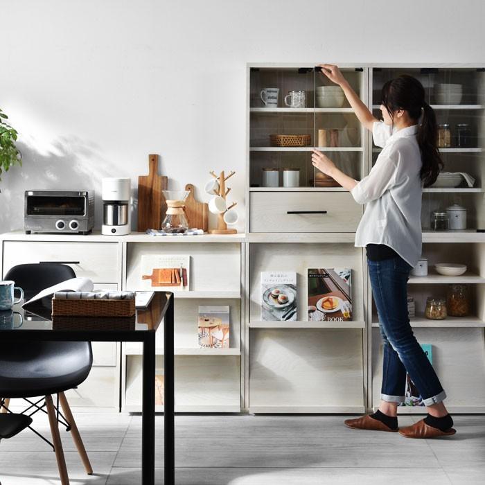 食器棚 おしゃれ 北欧 安い 白 スリム 収納 ロータイプ キッチン 収納棚 棚 00 Hn Gcab 収納 本棚 食器棚 ラック Ymworld 通販 Yahoo ショッピング