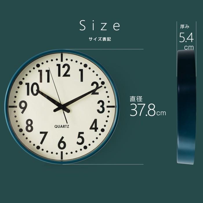 アナログ 壁掛け 掛け時計 直径 37 8cm シンプル かわいい レトロ ヴィンテージ アンティーク おしゃれ ウォールクロック 北欧 時計 アナログ時計 壁掛け時計 収納 本棚 食器棚 ラック Ymworld 通販 Paypayモール