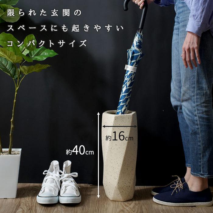 陶器製 傘立 アンブレラスタンド 染付　　玄関インテリア 傘立て 高さ45 直径19 傘たて アンブレラスタンド フラワーベース