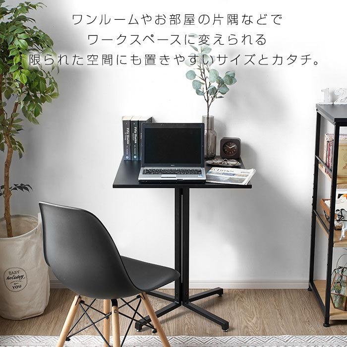 テーブル 正方形 60×60 一本脚 机 高さ73cm スクエアテーブル テーブル 正方形 60×60 一本脚 机 高さ73cm スクエアテーブル