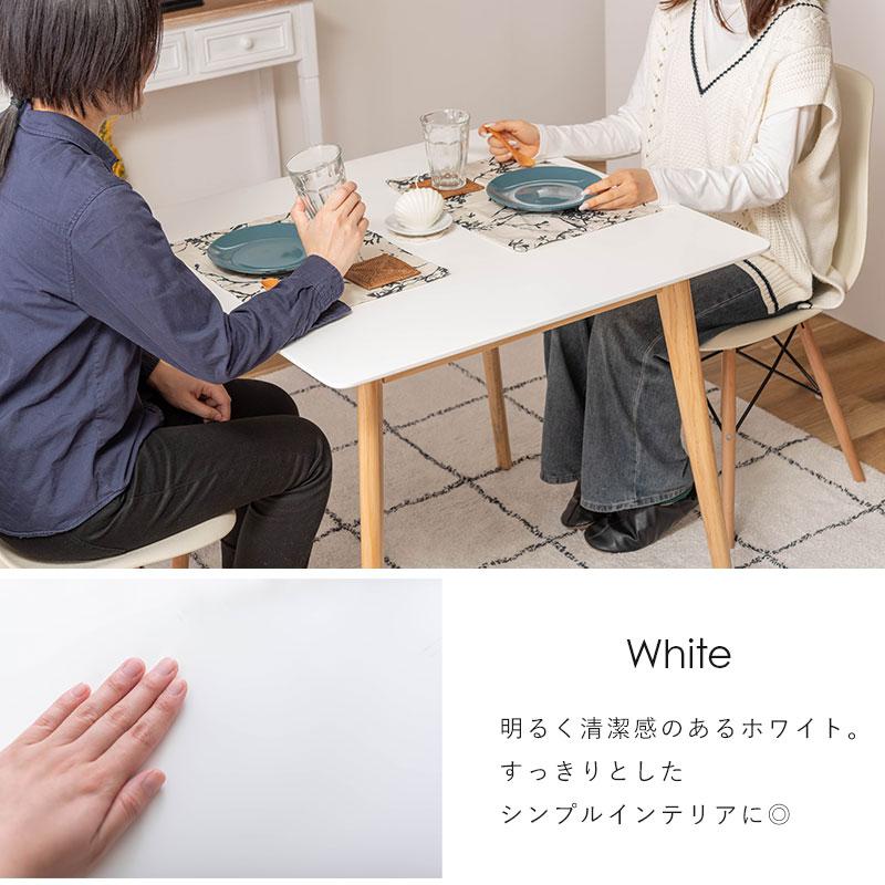 ダイニングテーブル 幅80×奥80×高72 ホワイト スクエア 正方形 白 食卓テーブル 机 テーブル 札幌市厚別区 厚別店 スクエアテーブル 白 シンプル おしゃれ 北欧 幅80 ダイニングテーブル