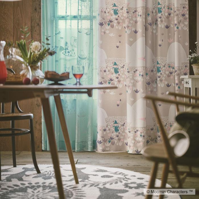 MOOMIN ムーミン ラグマット 185×185 日本製 円形 ラグ マット