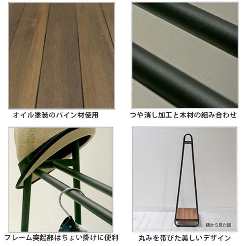 天然木 木製ハンガー ハンガーラック 収納 コートハンガー ディスプレイラック | ブランド登録なし | 04