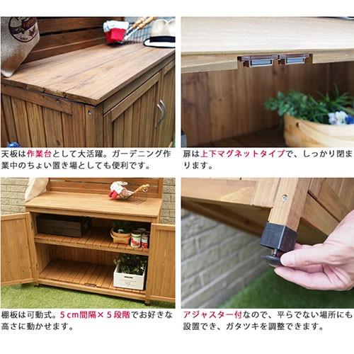 背面パネル付き 収納庫 幅100cmタイプ ストッカー 作業台 | ブランド登録なし | 02