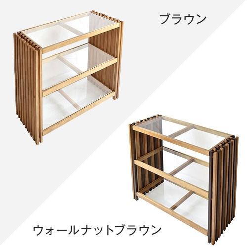 ラック 3段 木製 収納 棚 シェルフ オシャレ ガラス スリム ラック 3段 木製 収納 棚 シェルフ オシャレ ガラス スリム