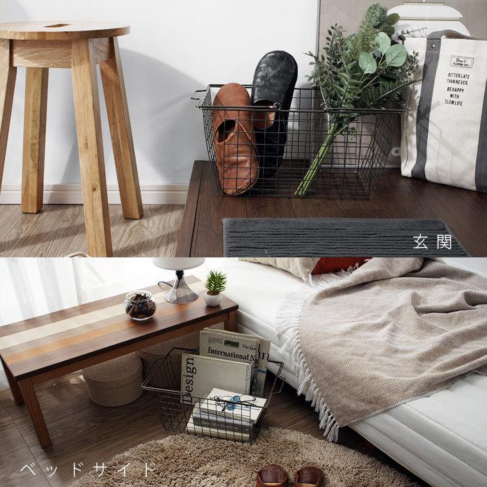 ワイヤーバスケット アイアン ブロンズ 幅40 高さ20 おしゃれ 収納