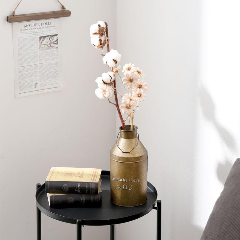 ミルク缶 ミルクポット ガーデン 置物 飾り アイアン アンティーク