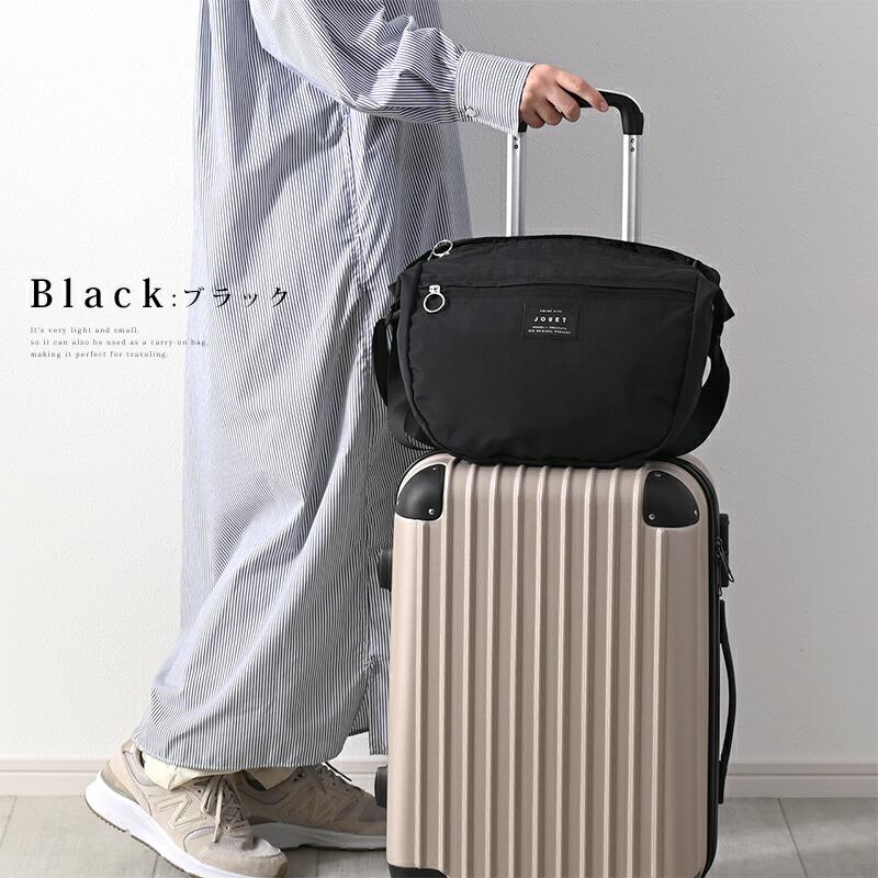 ショルダーバッグ キャリーオンバッグ 軽量 折りたたみ a4 大容量 撥水