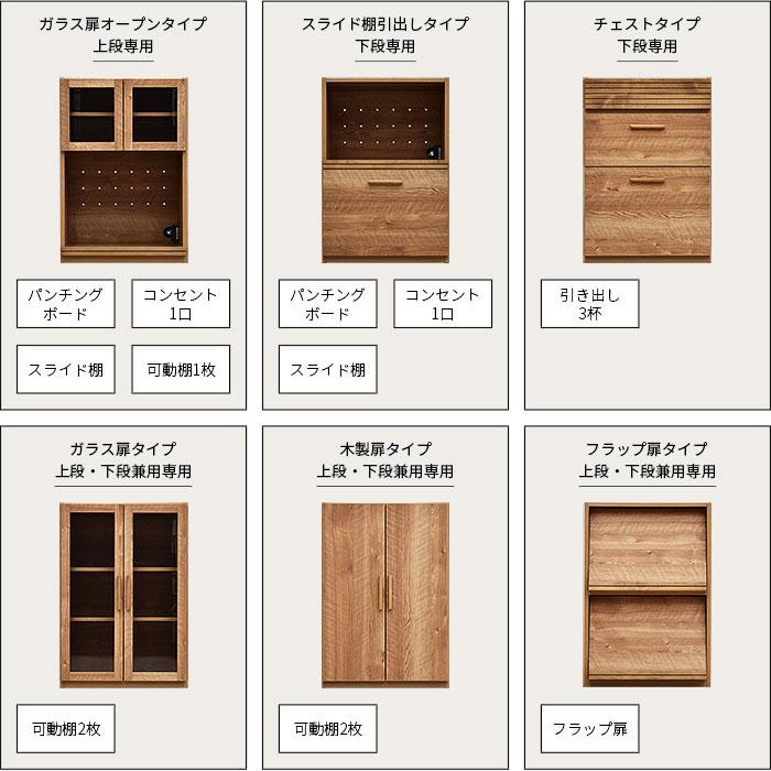 食器棚 おしゃれ 北欧 幅60cm 幅120cm ロータイプ 完成品 日本製 スリム キッチン収納 : 収納 本棚&食器棚 ラック ...