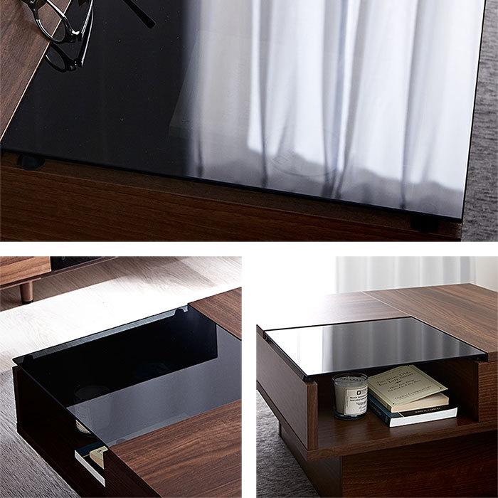ー品販売 センターテーブル ローテーブル おしゃれ 引き出し ガラス 北欧 収納 正方形 Columbiatools Com