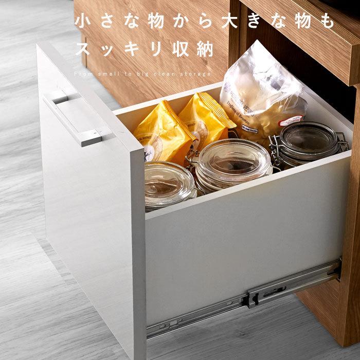 食器棚 レンジ台 日本製 完成品 幅90cm おしゃれ キッチン収納 北欧 カップボード | ブランド登録なし | 18