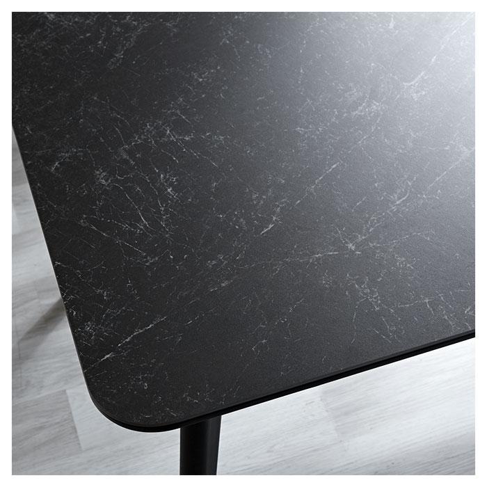 ダイニングテーブル 大理石柄 セラミック天板 幅180 高さ75 4人掛け 6