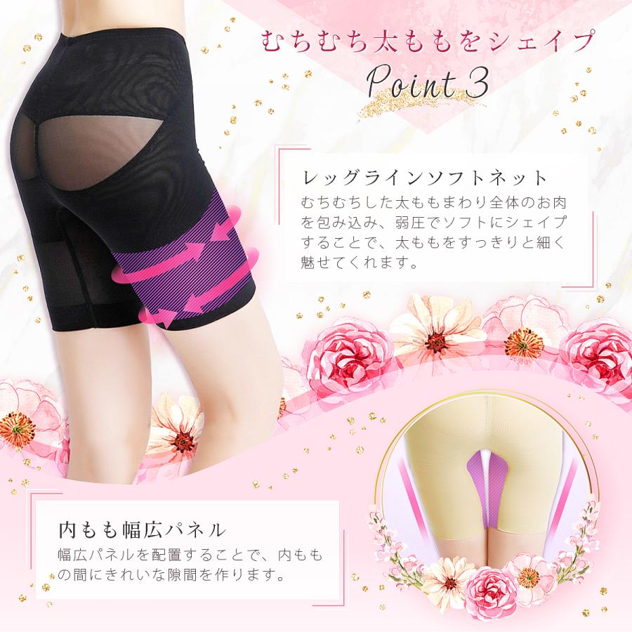 ガードル 補正下着 ダイエット 骨盤ガードル お腹引き締め 40代 下半身痩せ 【正規品】骨盤矯正 ショーツ 高級スパンデックス |  | 11