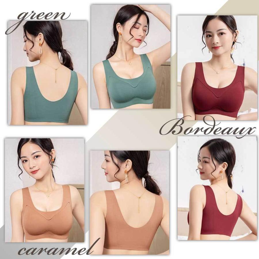 ナイトブラ ブラジャー ノンワイヤー 40代 50代 育乳 夏用 効果 大きいサイズ 脇肉補正 30代 脇高 |  | 17