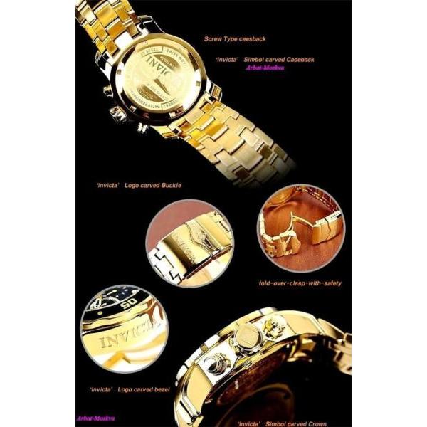 即購入可★ インビクタ INVICTA メンズ 腕時計 クロノグラフ 【KUE6089639577】(21456円)