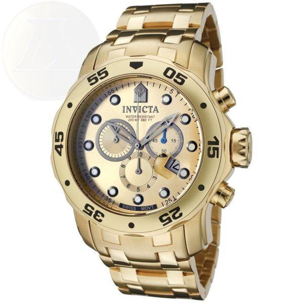 完動品 インビクタ INVICTA メンズ 腕時計 クロノグラフ 【VQL9135092455】(32187円)