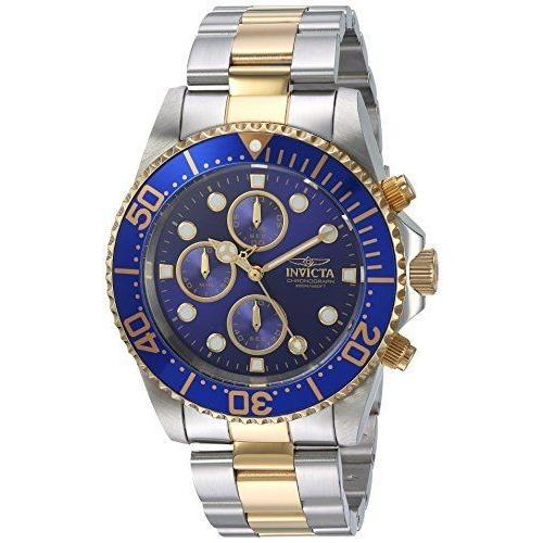 INVICTA インビクタ水中クロノグラフ タキメーター 0931 メンズ腕時計 腕時計 INVICTA インビクタ メンズ ブルー ゴールド 新品