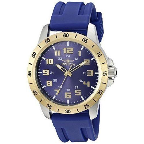 INVICTA クロノグラフ 腕時計 ゴールド/ブルー インビクタ INVICTA メンズ 腕時計 クロノグラフ 安く 買う