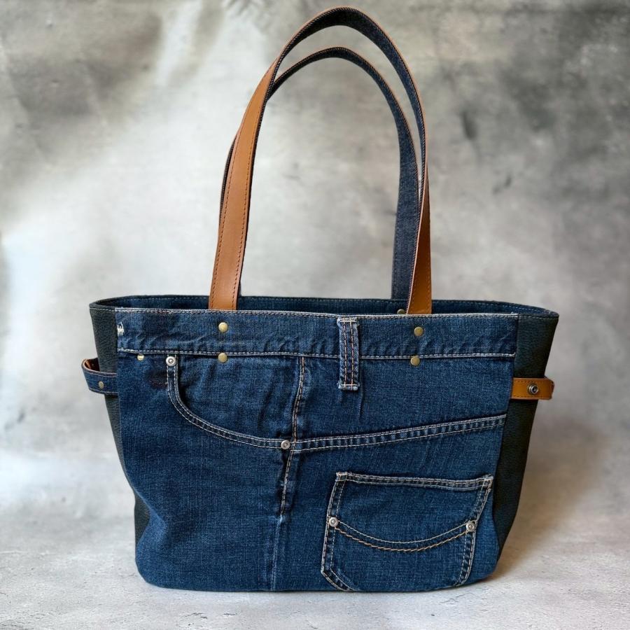 デニムリメイクバッグ＊Chez Denim シェデニム Lサイズ(2) 【公式通販】