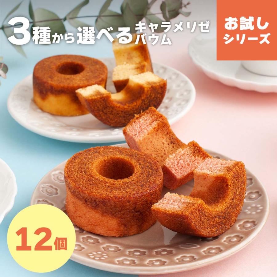選べるキャラメリゼバウム12個入 | お試しセット 博多ミノリカ メール