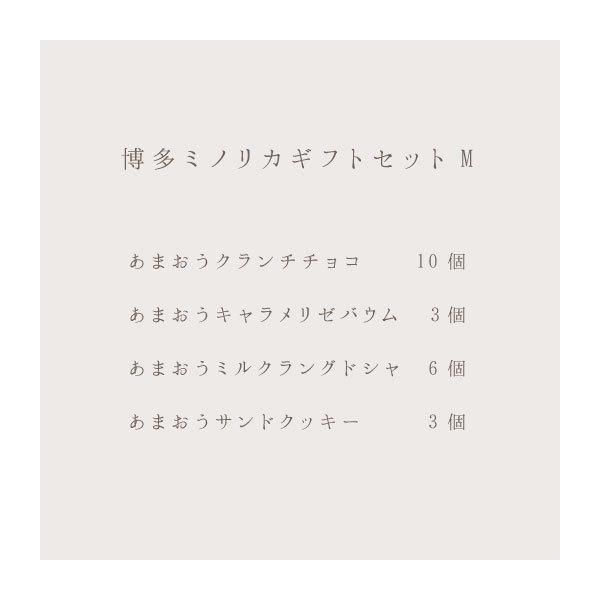 博多ミノリカギフトセットM | 焼き菓子 洋菓子 お土産 個包装 ラッピング  送料無料（宅急便発送） Agift｜fuubian｜07