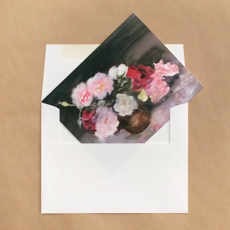 大特価!!】 グリーティングカード Old Fashioned Roses 1993 輸入雑貨