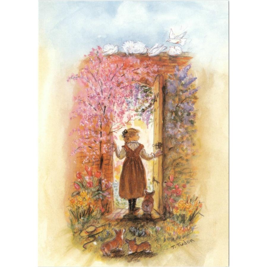 グリーティングカード Spring Secret Garden 輸入雑貨 ターシャ テューダー レターパックライト対応 Card Tt Gre 024 鎌倉 風想花 通販 Yahoo ショッピング