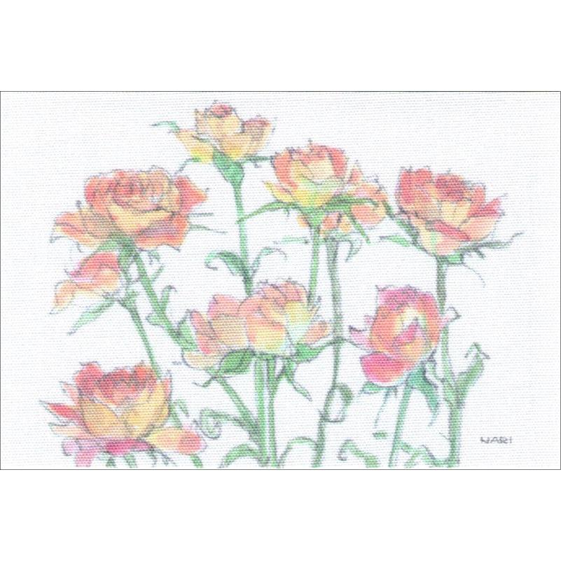 布だより 薔薇 花束 野の花 絵葉書 布のはがき 永橋為成 63円切手で送れます レターパックライト対応 Nuno N 015 鎌倉 風想花 通販 Yahoo ショッピング